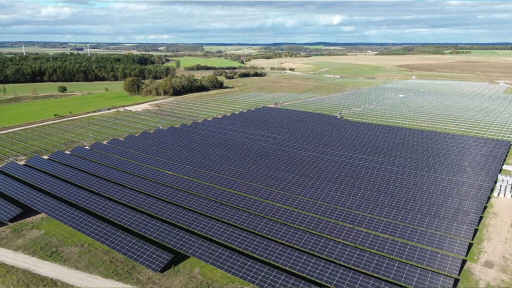 Utility-scale photovoltaic power plant in Søby, Denmark using Oberhauser ground-mounted structures